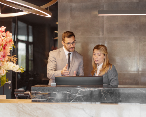 hotel front desk