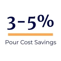Pour Cost Savings