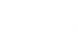 plant power logo - white
